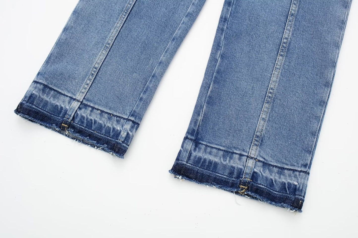 Fall 2023 European And American Style Long Denim Jumpsuit