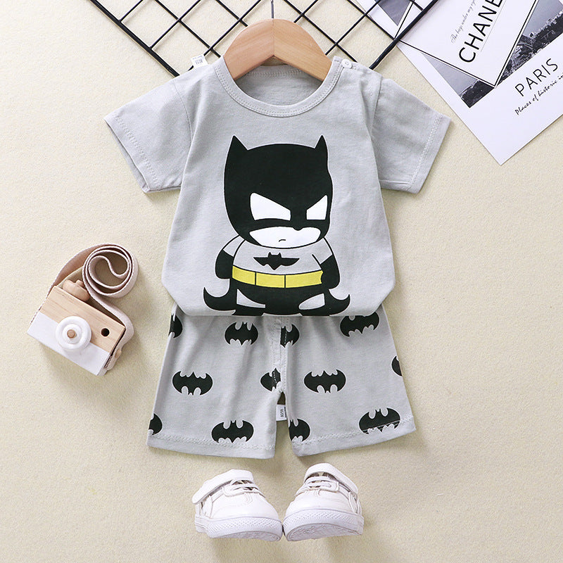 Baby T-shirt shorts cotton two-piece suit