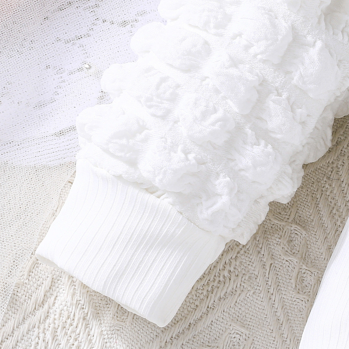 Autumn Bear Top Plaid Skirt