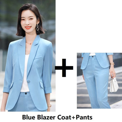 Women's Suit Suit Casual Jacket With Three-quarter Sleeves