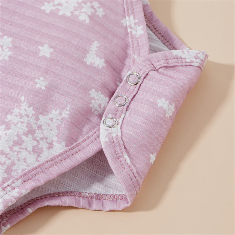 Girls Romper Suit Shorts Two Piece