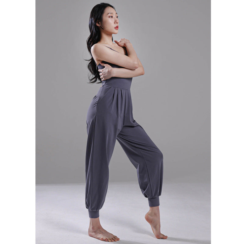 One-piece Ankle-tied Yoga Clothes Pullover Sling