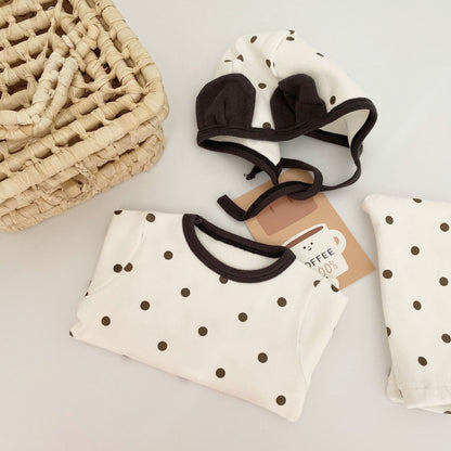 Baby wave three-piece suit