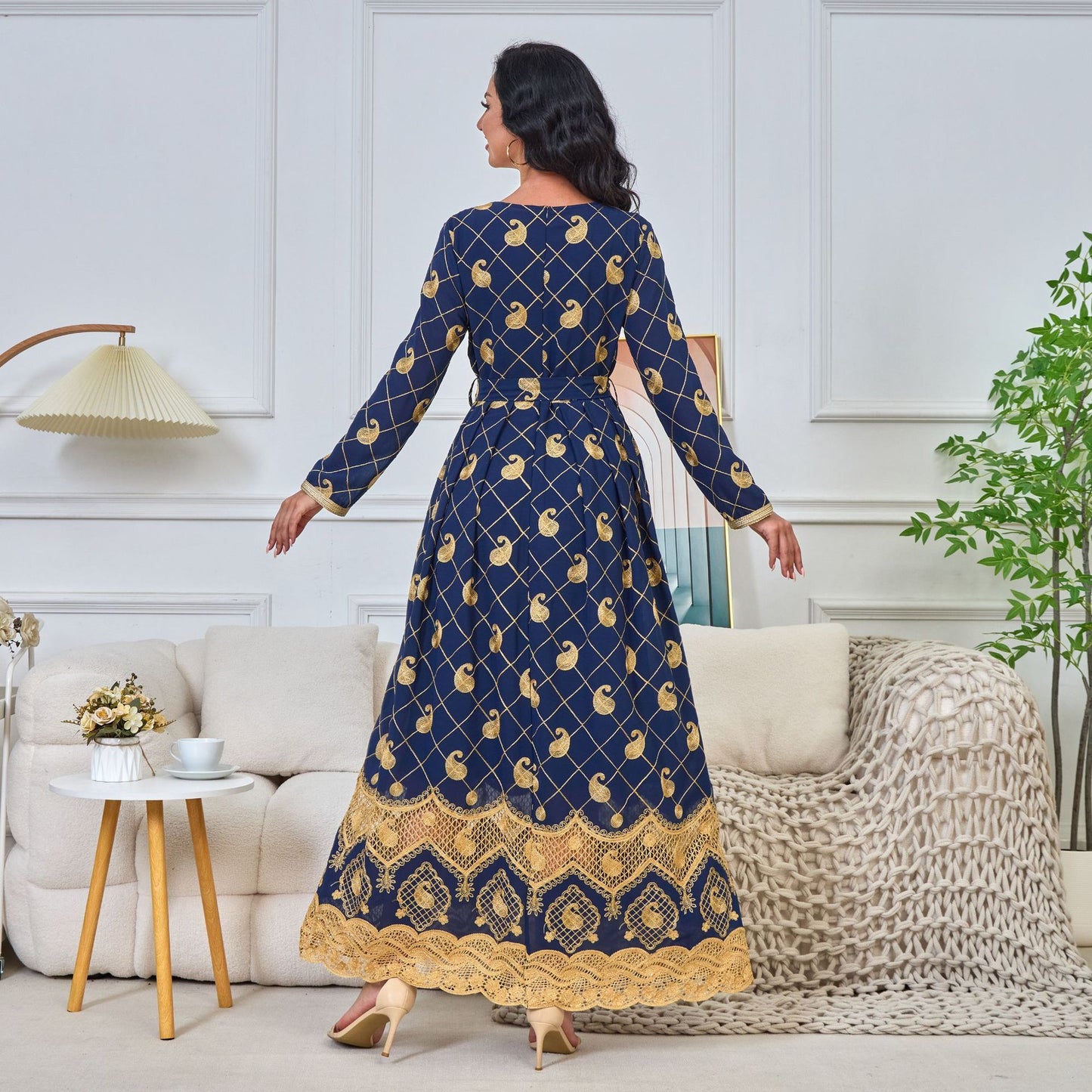 Women's Embroidery Applique Dress