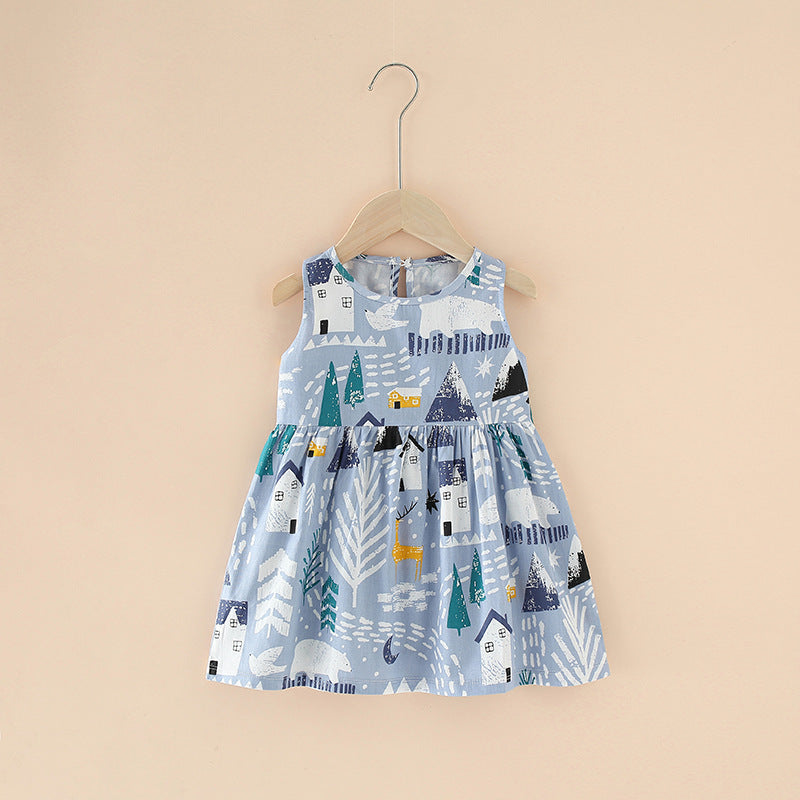 Summer New Children's Skirts Children's Clothing Girls' Dress