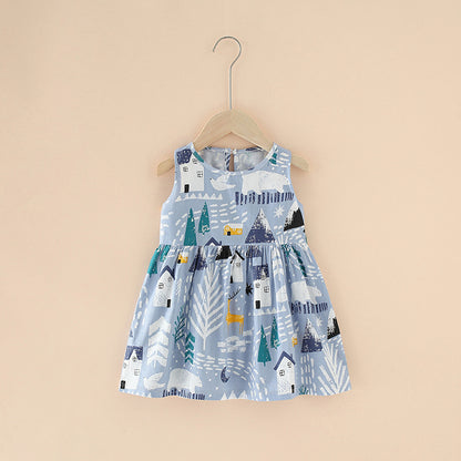 Summer New Children's Skirts Children's Clothing Girls' Dress