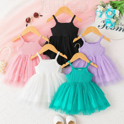 Autumn And Winter Children's Fashion Yarn Skirt Set