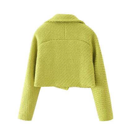 Women's Woolen Short Suit Jacket