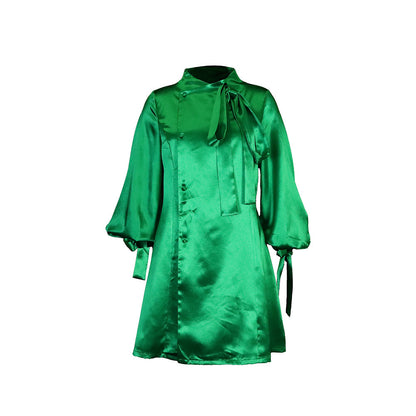 Waist Trimming Fashion Plus Size European And American Style Dress