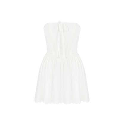 Slim Fit Backless Sexy Tube Top Dress