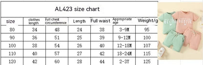 Printed White English Auntie's Bestie Short-sleeved T-shirt Shorts