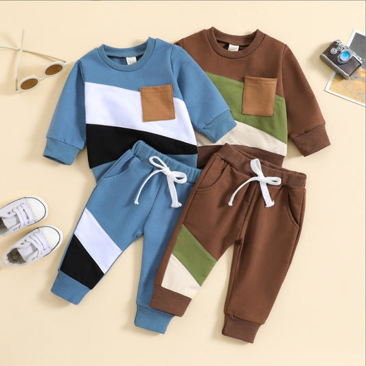 Baby Boys And Girls Leisure Pajamas Sweater Suit