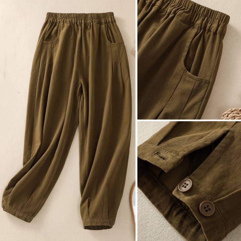 Autumn And Winter Large Size Wide Leg Pants Slimming