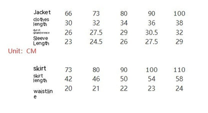 Children's Fungus Ruffled Collar Bottoming Shirt Lantern Skirt