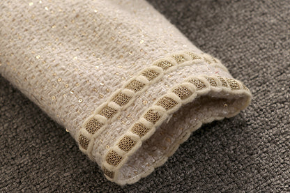 Age-reducing Fried Street Net Red Skirt Two-piece Winter