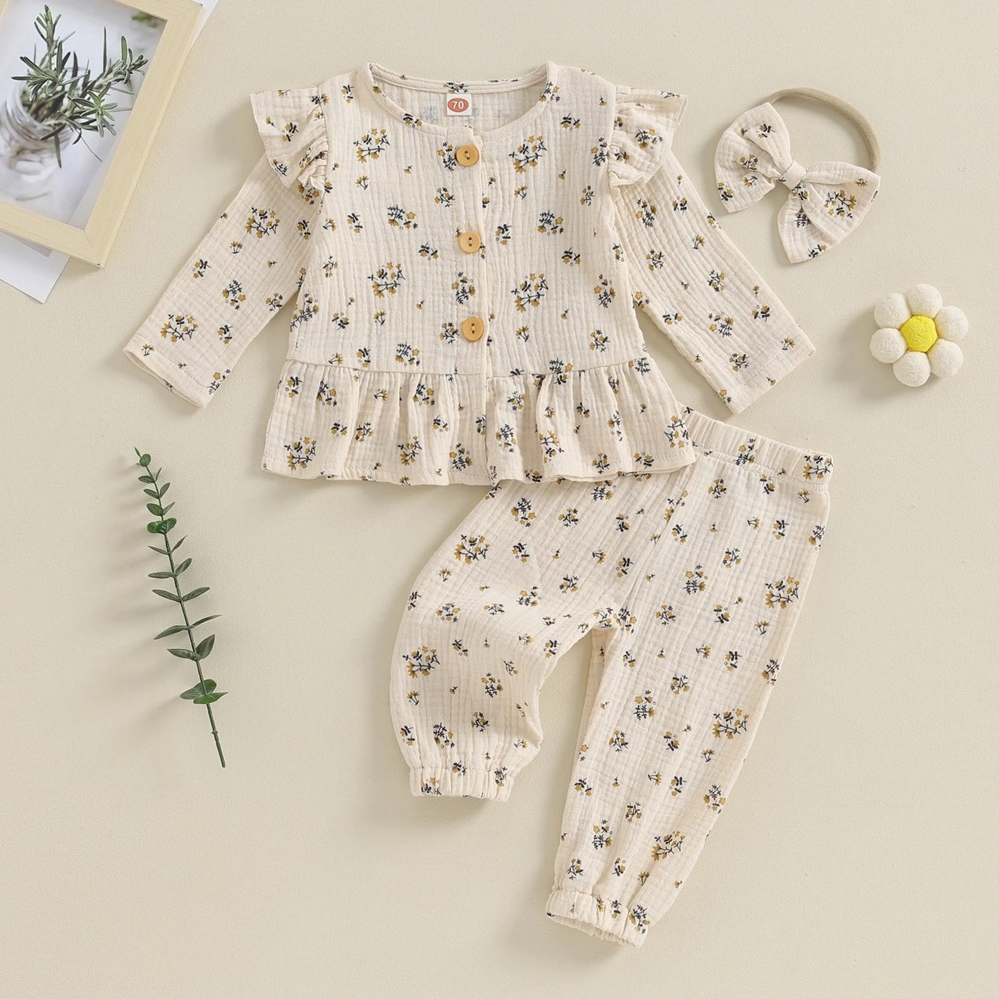 High Cotton Double-layer Cotton Long-sleeve Suit Home Wear