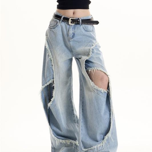 American Retro Hot Girl Design Jeans