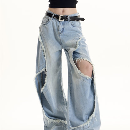 American Retro Hot Girl Design Jeans