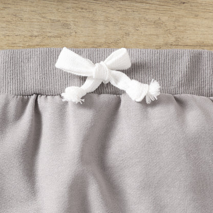 Autumn And Winter Children's Letter Printing Boys And Girls Long Sleeve Sweater Pants Two-piece Set