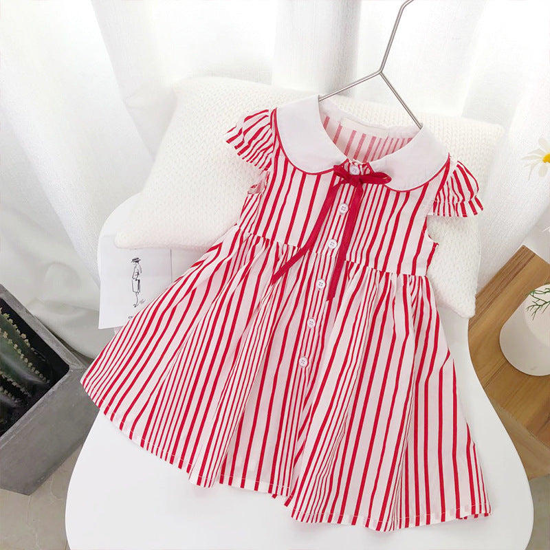 Children's striped dress