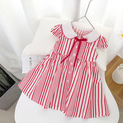 Children's striped dress