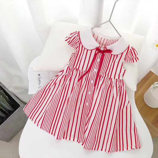 Children's striped dress