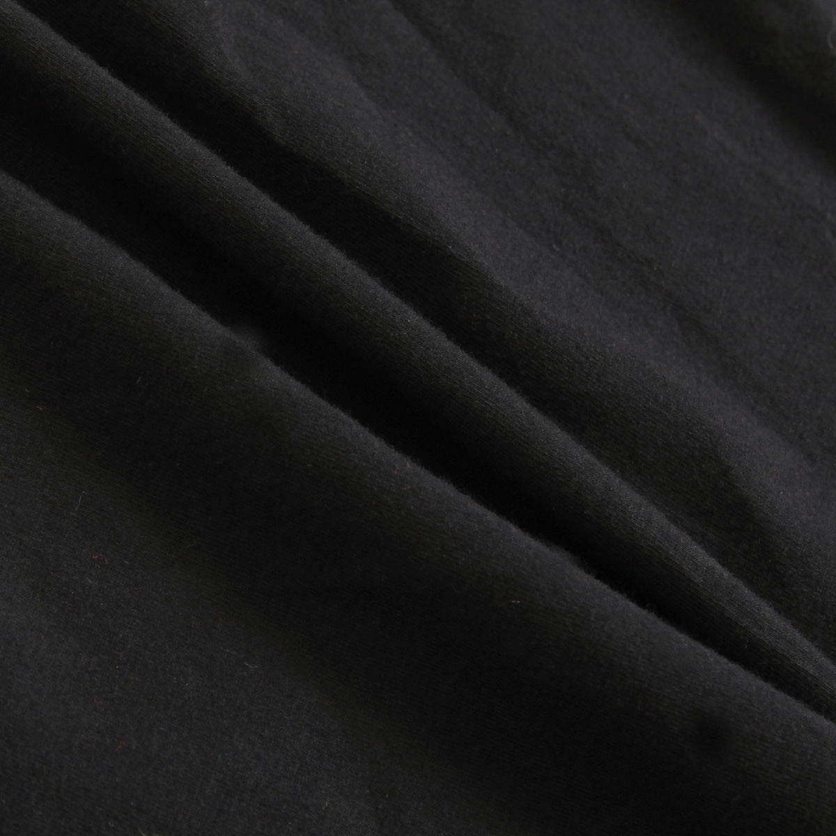 Black Long Sleeved Pullover Sweater Plaid Shorts Two Piece Autumn Outfit