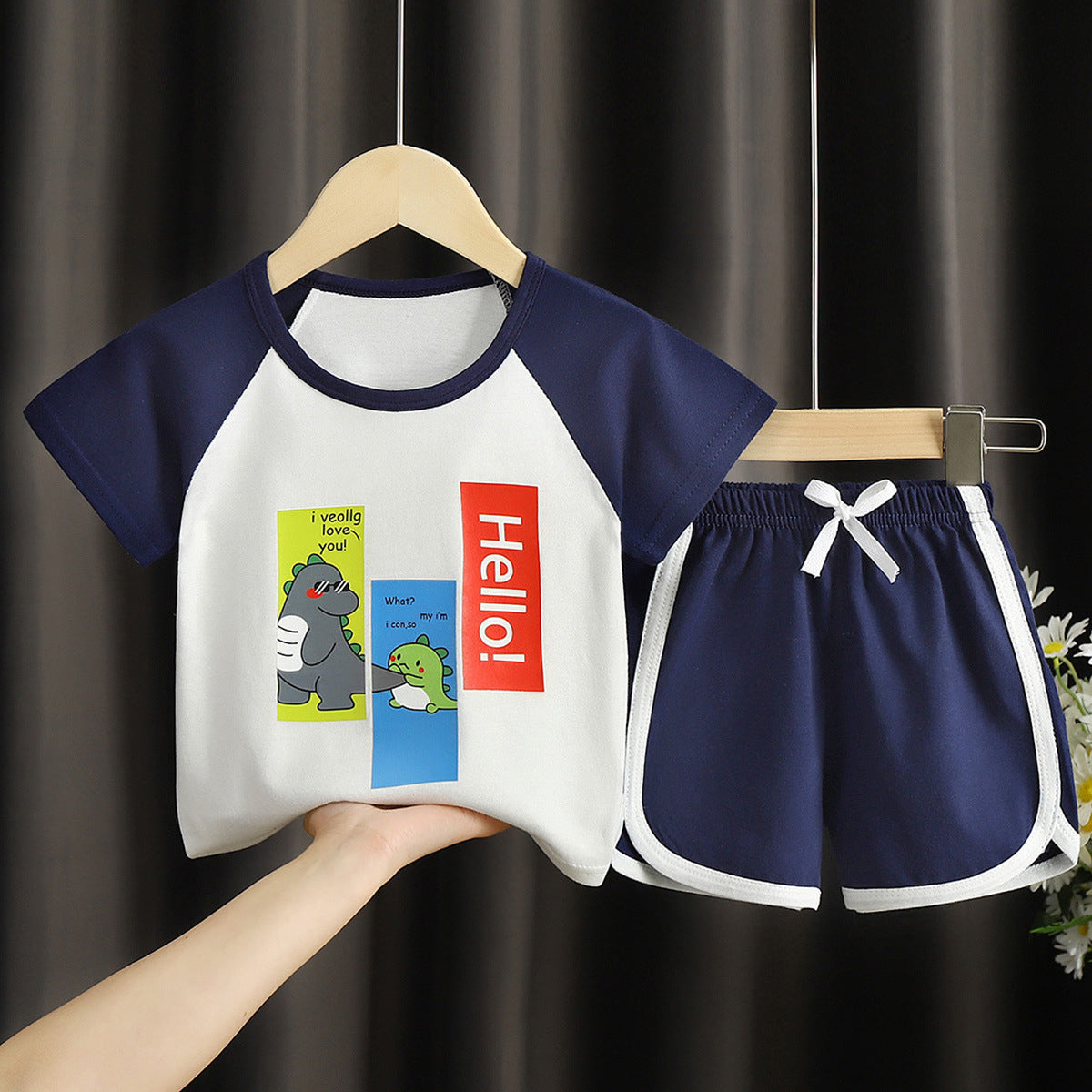 Summer Children's Vest And Shorts Suit