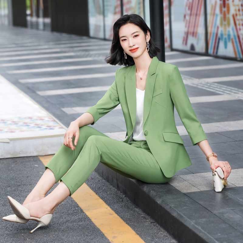 Women's Suit Suit Casual Jacket With Three-quarter Sleeves