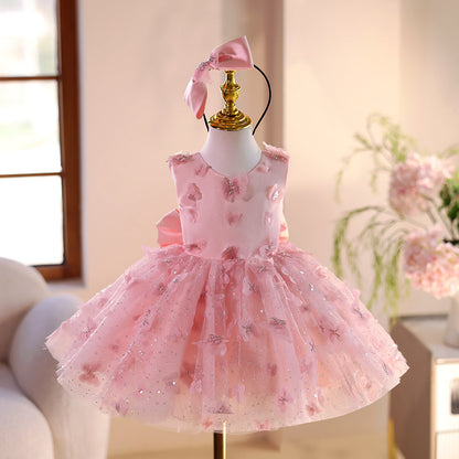 Children's Little Princess Dress Flower Girl Wedding Little Girl Clothing