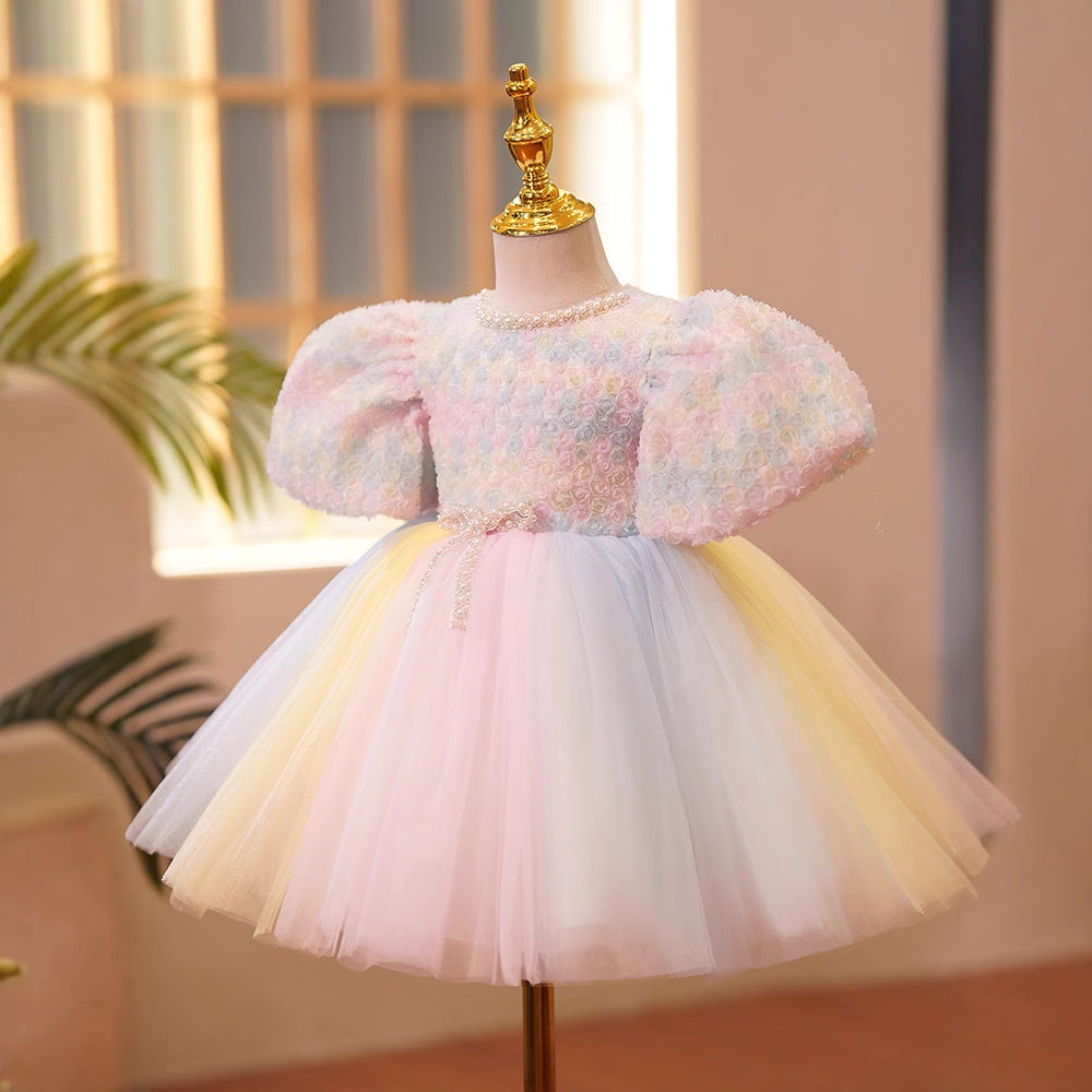 Children's Dress Princess Dress Flower Girl Wedding Little Girl Pettiskirt