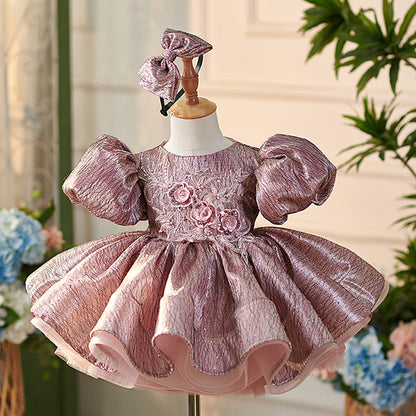 Polyester Girl Princess Gown Dress Years Old