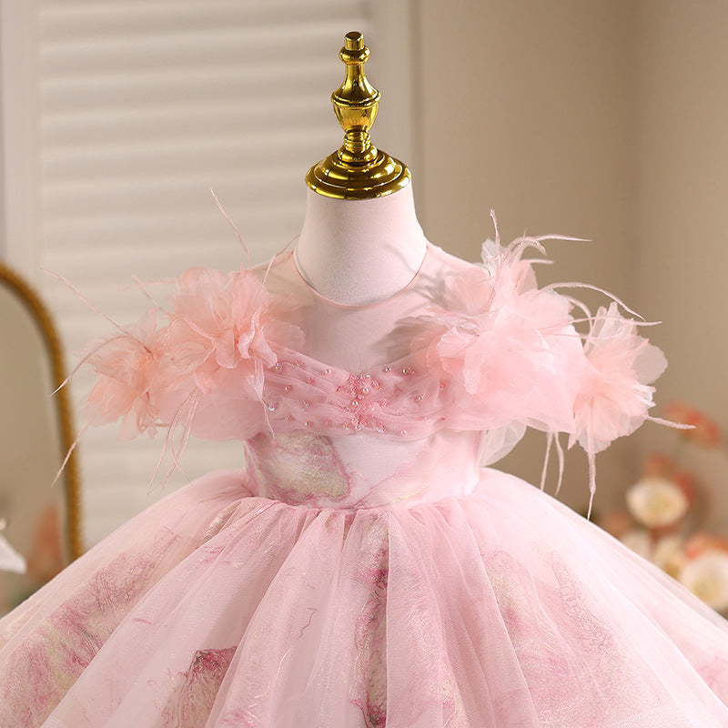 Girl's Princess Dress Light Luxury High-end