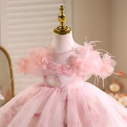 Girl's Princess Dress Light Luxury High-end