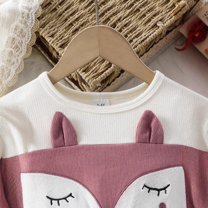 Long Sleeve Slim Fit Graceful And Cute Shy Fox Dress
