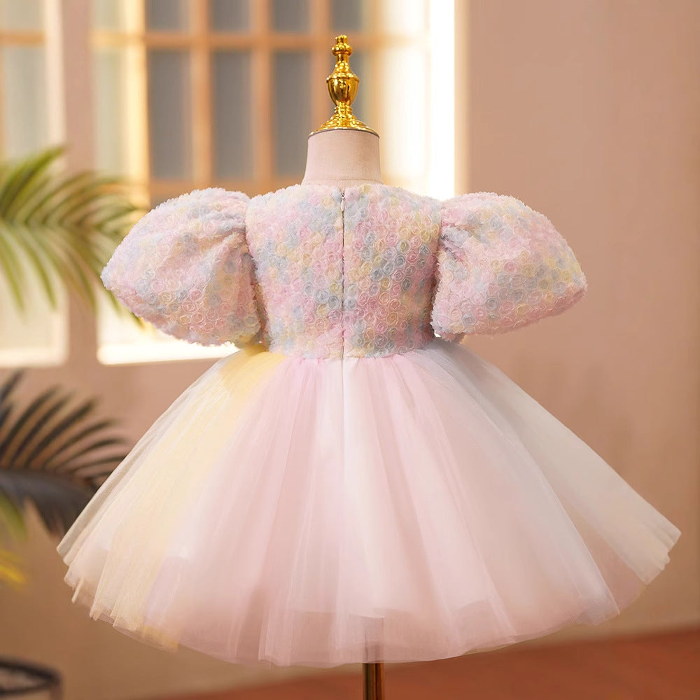 Children's Dress Princess Dress Flower Girl Wedding Little Girl Pettiskirt