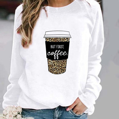 XINGX Printed Pattern Round Neck Sweater