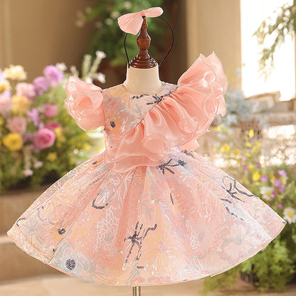 Girls Fashion Personality Host Catwalk Dress