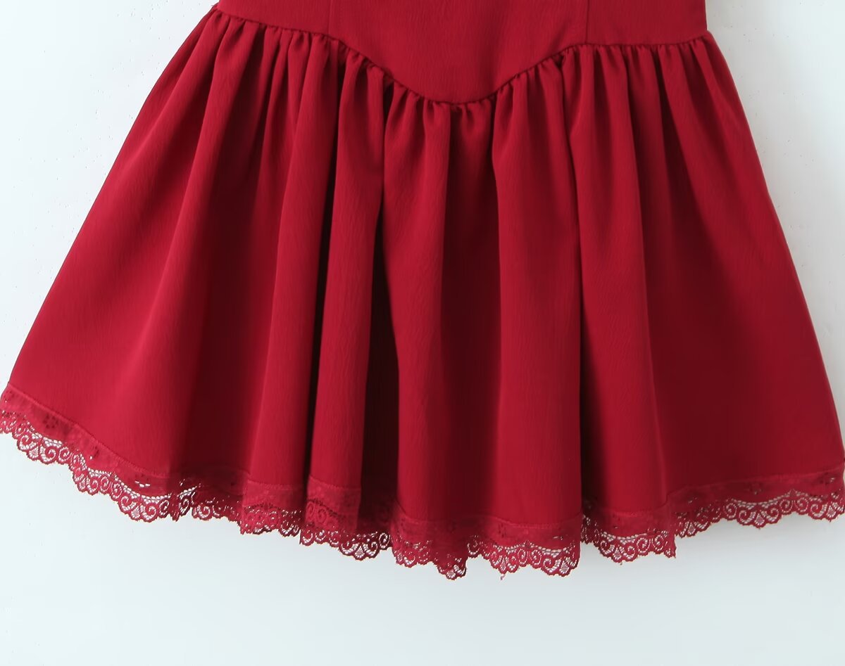 Spring New Women's Solid Color Pullover Sleeveless Side Strap Short Dress