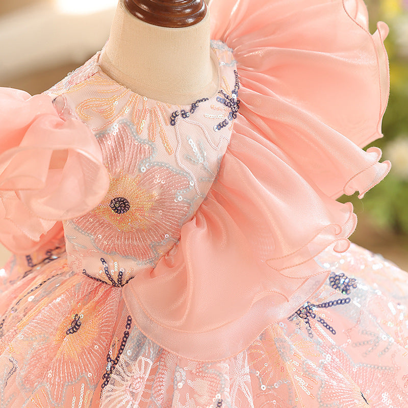 Girls Fashion Personality Host Catwalk Dress