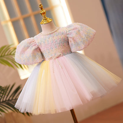 Children's Dress Princess Dress Flower Girl Wedding Little Girl Pettiskirt