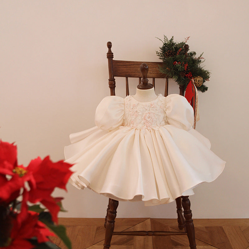 One Year Old Celebration Dress Baby Girl Princess Style