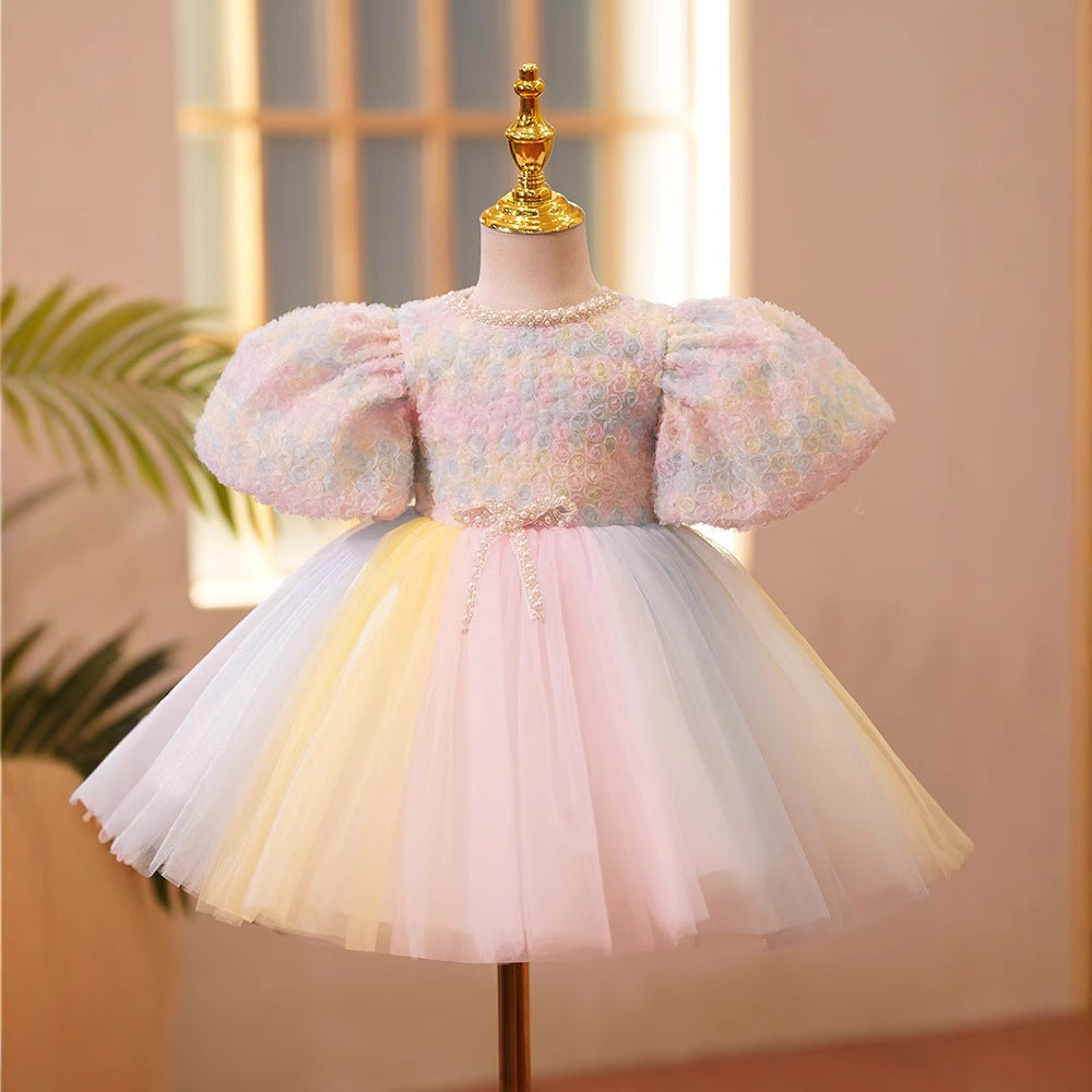 Children's Dress Princess Dress Flower Girl Wedding Little Girl Pettiskirt