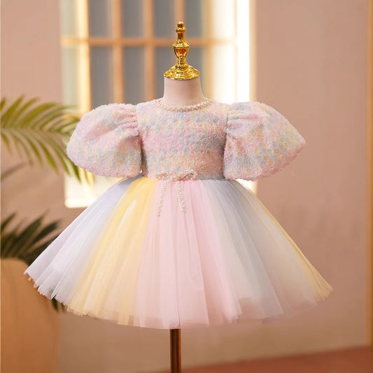 Children's Dress Princess Dress Flower Girl Wedding Little Girl Pettiskirt