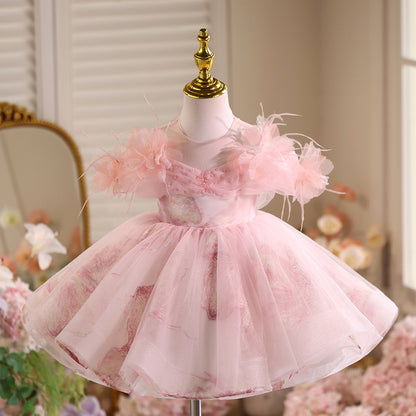 Girl's Princess Dress Light Luxury High-end