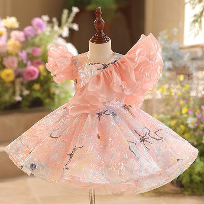 Girls Fashion Personality Host Catwalk Dress