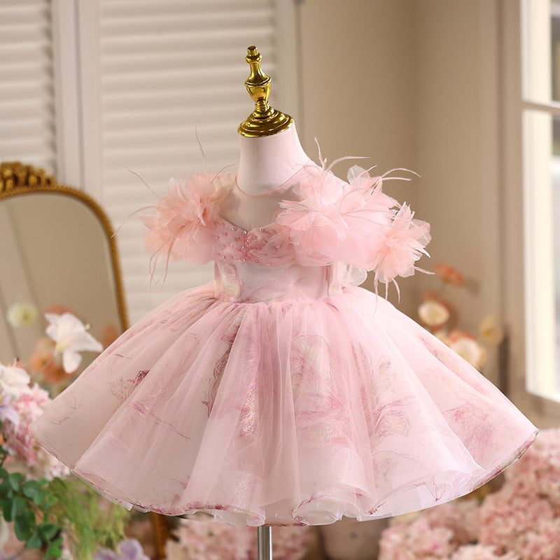 Girl's Princess Dress Light Luxury High-end