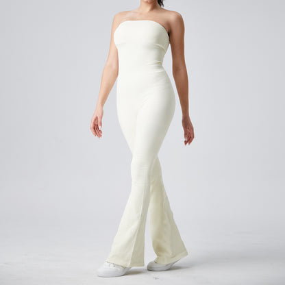 Fitness Peach Hip Training Sports Yoga Bell-bottom Pants Trousers