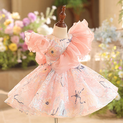 Girls Fashion Personality Host Catwalk Dress