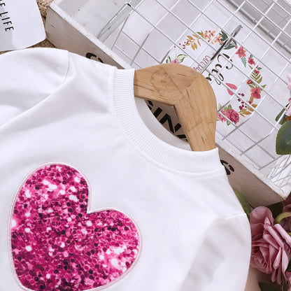 Love Top Printed Leggings Suit TZ1199-C